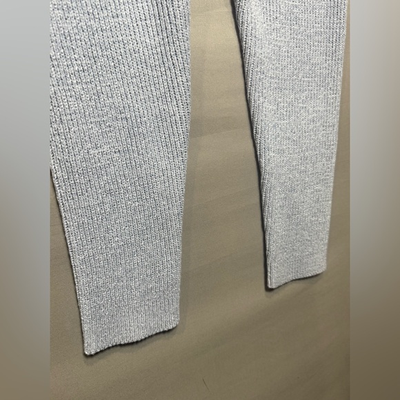 Missguided Knit Lounge Set – Blue Ribbed, NWT Pants, Top w/ Minor Flaw, Size 6/8 - Picture 8 of 12